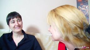 Authentic Mature Couple Discusses Their First Threesome Experience with Big Tits