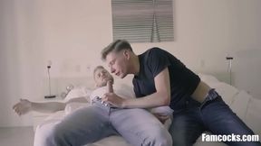Stepdad and StepSon Explore Forbidden Desires When Stepmom's Away