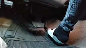 Black Socks & Nike Slide Casual Driving