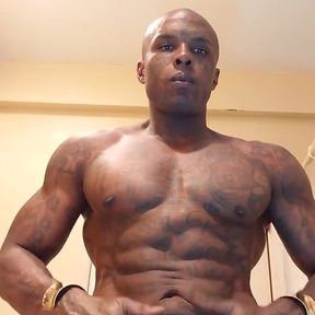 BBC Worship Hallelujah Johnson Tall Dark Chocolate Muscles Tattoos Hairy BBC Hallelujah Johnson Masturbating Solo