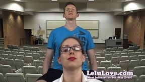 Naughty Teacher Lelu Love Spits & Licks Face in Kinky Punishment