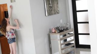 Petite Teen Babe Jessica Rose Fucked Hard By Huge Dick - POV Blowjob & Creampie