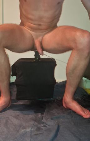 Solo Gay Twink Anal Dildo - Extreme Pissing Orgasms
