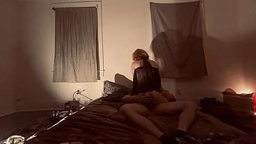 Ts Ava SinZ Riding huge Dick like an Apache Indian
