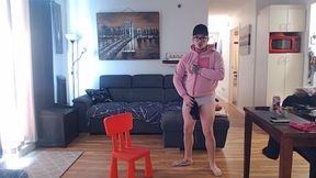 lady boy cullote flash