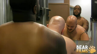 Fetish hardcore movie of bear chubby Tony Banks anal fucked,