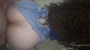 Big Booty Latina Takes a Rough Doggystyle Fuck and Gets Filled with Cum