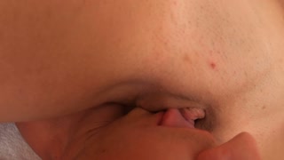 Hot woman dominates and sits on his face