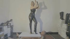 Lady Latisha - CBT Trample Board - Le Silla Stiletto Boots - Part 1 - FHD