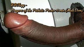 BBClogy - Prayers of the Pathetic Pecker 13 min (MaleDom)