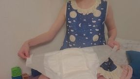 Stars and Moons Modified Diaper Review