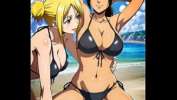 Ymir de Ataque a los Titanes toc&aacute_ndose en la playa