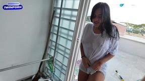 Part 1- hot latina surprises me and we fuck hard