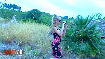 Skinny French Blonde Starla-Candy Hunts for Cock in Nature POV, Gets Fucked by Phil Hollyday
