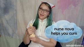 nurse nova helps you cum