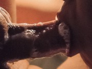 SWALLOWED A WHOLE DICK AND GOT MY BALLS SUCKED