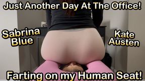 Just Another Day at the Office! - Christmas is Over! - Sabrina Blue - Lactose Intolerant!