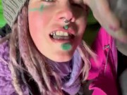 I get Face Fucked by a Graffiti Artist in puplic