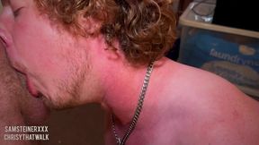 Hairy Ginger Hole Gets Ploughed by Hunky Jock - Christian Hunter and Sam Steiner