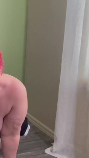 Dirty Talking BBW Whore Strips Down Naked