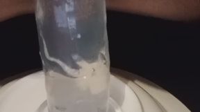 Extreme Close-Up Dildo Riding - Messy & Loud Pop (Ez jelzi nekik, hogy közelr?l látják az akciót