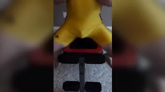 Muscular Daddy Bear Jacks Off in Wrestling Singlet