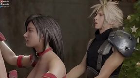 Tifa & Cloud's Xmas Hentai Adventure – Hardcore Sex & Doggy Style Fun