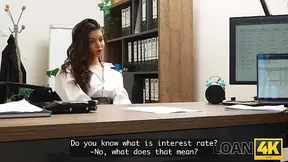 European Cute 18YO Virgin Gets Pounded at Office