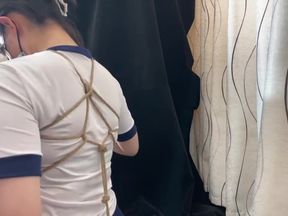 Chinese Cute Girl Tied