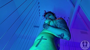 4K STRIPTEASE TWERK AVATAR LIGHT EFFECT RGB BODY PAINTING