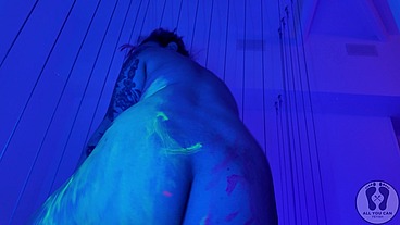 4K STRIPTEASE TWERK AVATAR LIGHT EFFECT RGB BODY PAINTING