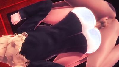 Nagisa Fucked in a BDSM Room with Big Dicks and Uncensored Hentai Action