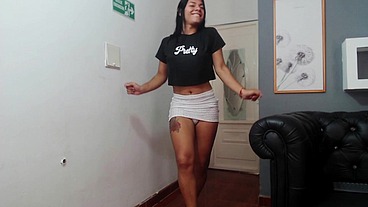 Sexy dance in webcam show