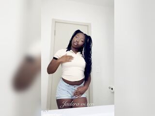 university Whore Jadera Flashes Her Chocolate Melons!