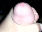 Tattooed homeless dilf jerks it