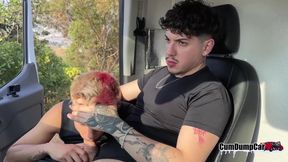 Sucking Big Uncut Cock Blowjob Big Load!