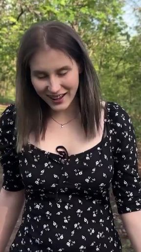 Jaw-dropping moment from &quot;Risky masturbation in a park via video call&quot;