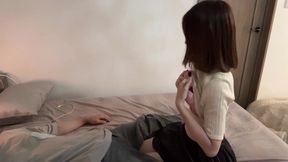 Become Pregnant. Touching The Beautiful Body And Beautiful Nipples Of An Idol And Cumming Inside Her