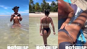 gataaasp dando pro marido na praia
