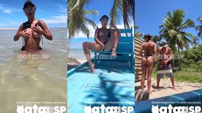 gataaasp dando pro marido na praia
