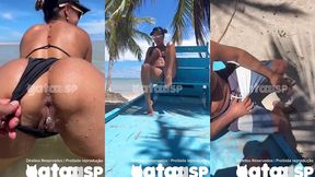 gataaasp dando pro marido na praia