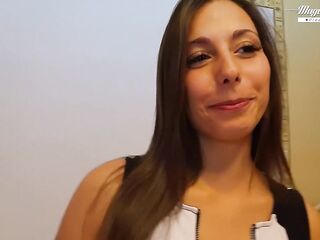 The tall cutie with a pretty body is Carla Crouz