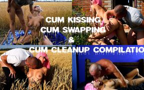 Best Cum Kissing & Cum Swapping Compilation, Cum Cleanup, Cum on Tits & Ass, Cum Licking 6