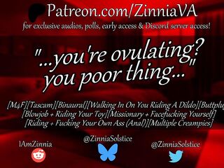 [M4F] Pounding Your Feral, Ovulating Cunt [Oral job][Missionary][Riding/Cowgirl][Buttplug][Multiple Creampies]