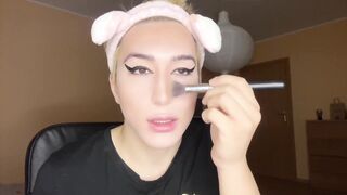 Sissy superslut makup guy two gurl