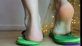 Valera Sweaty Feet in Flip Flops - HD MP4