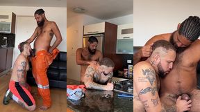 mamando la verga a macho de la calle