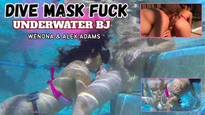 Dive Mask Fuck: Wenona & Alex Adam's Pool Session 4K