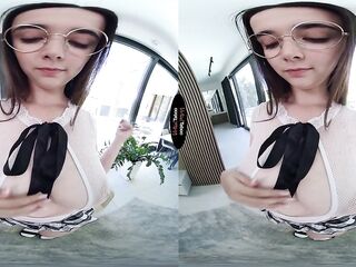 Breasty cutie Remido fantasies of large hard ramrod in her hawt juicy vagina — VirtualTaboo