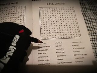 Hawaiian Fish. Word Search two